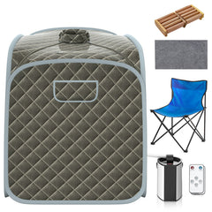 Portable Personal Steam Sauna Spa with Steamer Chair
