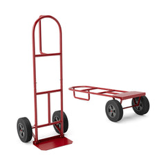 P-Handle Sack Truck with 10 Inch Wheels and Foldable Load Area