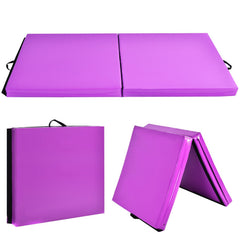6 x 2 Feet Gymnastic Mat with Carrying Handles for Yoga