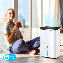 100-Pint Dehumidifier with Smart App and Alexa Control for Home and Basements