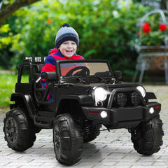 12V Electric Ride On Truck with Parental Remote Control and LED Lights