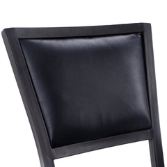 Set of 2 Metal Folding Dining Chair with Space Saving Design