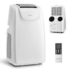 12000 BTU(Ashrae) Dual Hose Portable Air Conditioner with Remote Control