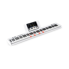 88-Key Folding Electric Lighted Piano Full-Size Portable Keyboard MIDI