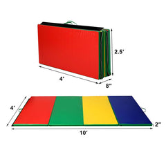 4 x 10 Feet Thick Folding Panel Gymnastics Mat