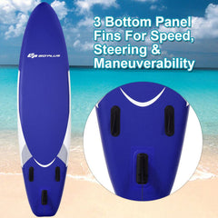 10/11 Feet Inflatable Stand Up Paddle SUP Surfboard with Bag