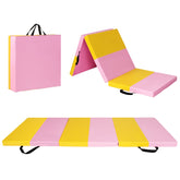 6 Feet x 2 Feet x 2.5 Inch 3-Fold Gymnastics Tumbling Fitness Mat
