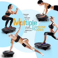 Mini Vibration Body Fitness Platform with Loop Bands