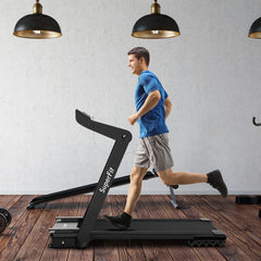 4.0 HP Foldable Electric Treadmill with LED Touch Screen and APP Connection