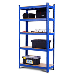 Adjust 30 x60 Inch 5 Level Garage Tool Shelf Storage