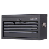 24 Inch Tool Chest Case with 6 Drawers and Top Storage for Garage Repair Shop & Warehouse