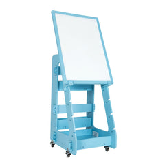 Multifunctional Kids' Standing Art Easel with Dry-Erase Board