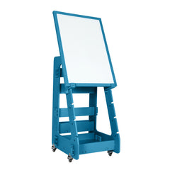 Multifunctional Kids' Standing Art Easel with Dry-Erase Board