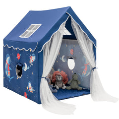 Large Kids Play Tent with Removable Cotton Mat