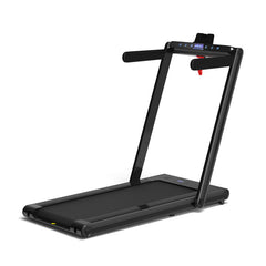 2-in-1 Folding Walking Pad Treadmill with Dual LED Display