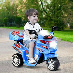 6 V 3 Wheels Kids Ride on Motorcycle with Lights and Music