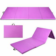 4 x10 Feet Gymnastics Mat with Carrying Handles