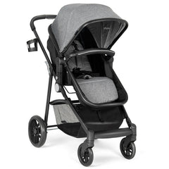 2-in-1 Foldable Pushchair Newborn Infant Baby Stroller