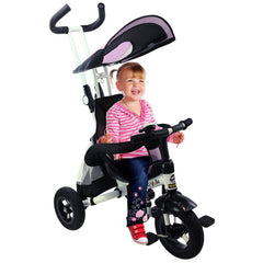 4-in-1 Detachable Baby Tricycle Stroller with Canopy Bag