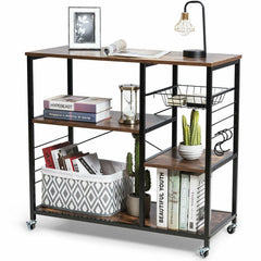 Rolling Industrial Kitchen Baker鈥檚 Storage Shelf