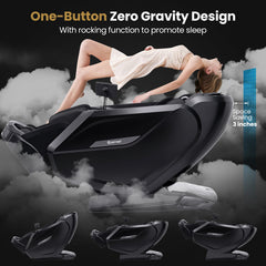 Zero Gravity SL Track Massage Recliner with Heater and Airbag Massage