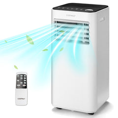 10000 BTU(Ashrae) Portable Air Conditioner with Fan Dehumidifier Sleep Mode