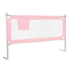 69.5 Inch Toddler Bedrail with Anti-Collision Cotton and Side Pocket