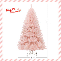 6/7 Feet Artificial Christmas Tree Hinged Full Fir Tree