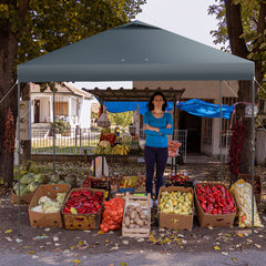 10 x 10 Feet Foldable Outdoor Instant Pop-up Canopy with Carry Bag
