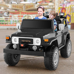 12V 2-Seat Licensed Kids Ride On Toyota FJ40 Car with 2.4G Remote Control