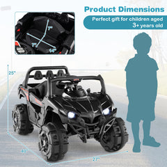 12V Battery Powered Electric Vehicle with Remote Control and 3 Speeds