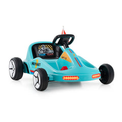 12V Electric Go Kart for Kids Race Toy with Remote Control and Music