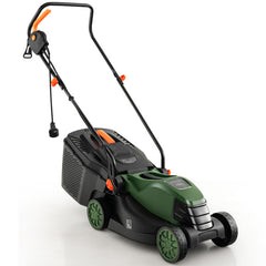 12-AMP 13.5 Inch Adjustable Electric Corded Lawn Mower with Collection Box