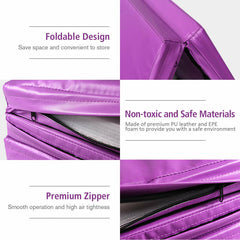 8 x 4 Feet Folding Gymnastics Tumbling Mat