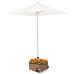 150 Pounds Patio Umbrella Base Stand Wheels Planter Outdoor