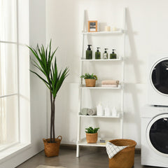 5-Tier Ladder Shelf with Open Shelves for Living Room Home Office