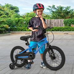 16 Inch Kids Bike Magnesium Alloy Training Bicycle Adjustable for Kids Aged 4 to 7