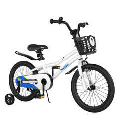 18 Inch Kids Bike with Kickstand and Coaster Brake for 4-8 Years Old