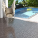 18 Pieces 12 x 12 Inch Interlocking Deck Tiles for 1.7? Total Splicing Area