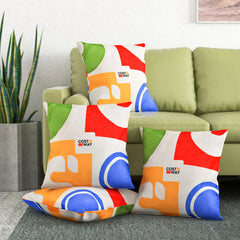 18 x 18 Inches Decorative Square Throw Pillows with Removable and Washable Velvet Pillow Cases
