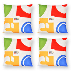 18 x 18 Inches Decorative Square Throw Pillows with Removable and Washable Velvet Pillow Cases