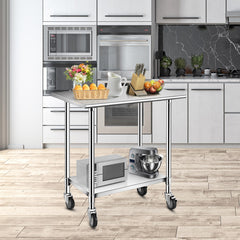 Stainless Steel Commercial Kitchen Prep and Work Table