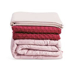 3 Pieces 7lbs 41 x 60 Inch Heavy Weighted Blanket