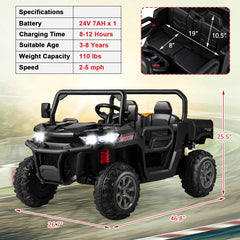24V Ride on Dump Truck with Remote Control