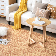 25 Tiles Wood Grain Foam Floor Mats with Borders