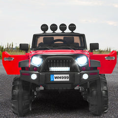 12V Kids Ride On Car with Remote Control and Double Magnetic Door