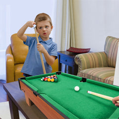 24" Mini Tabletop Pool Table Set Indoor Billiards Table with Accessories