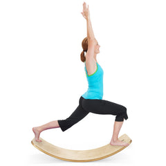 35 Inch Wooden Balance Board for Kids and Adults Support 660 Lbs