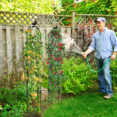 2-Pack Garden Obelisk Trellis for Climbing Plants