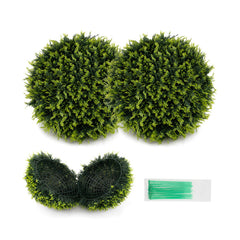 2 Pieces 18/22 Inches Indoor Outdoor Faux Decorative Balls